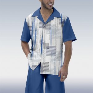 05688f9dc850db55f44e4c8bd6cbaaaf298c26bb310a245ad8bec14b12f5f92b.jpg Men's Vacation Bowling Cuban Collar Short Sleeve Shirt Set 066