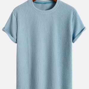 0a157e9d104bdbfd58ee64f337e6dcdf8285e766f3442f3aa4f342699408ee32.jpg Muscle Fit Ribbed T-Shirt