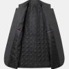 0c83bac3157ed4d0a960005ddcf3f101cdbc382a92e5b0753add1ded1fb915c3.jpg Stand Collar Wool Blended Blazer