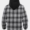 14739c740587a01de80f512d2c9699cfceeaef17ca46a095cf4d06f2c9f8638e.jpg Quilted Lined Flannel Hooded Plaid Coat