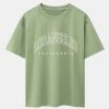 14c155c430cefc9399454636914f4b831079bde46bd10d609330324ba35d50b7.jpg Los Angeles Letter Print Drop Shoulder Oversize T-Shirt