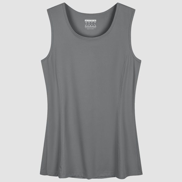 Women's Sleeveless Workout Shirts Dry Fit Running Wicking Tank Tops Active Gym
