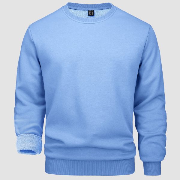 24f98eb7b4cd06d0cc78aad673f7c47313ba6e2d77622775b8070eedc7800379.jpg Men's Crewneck Sweatshirt Long Sleeve Casual Warm Fleece Pullover Hoodie