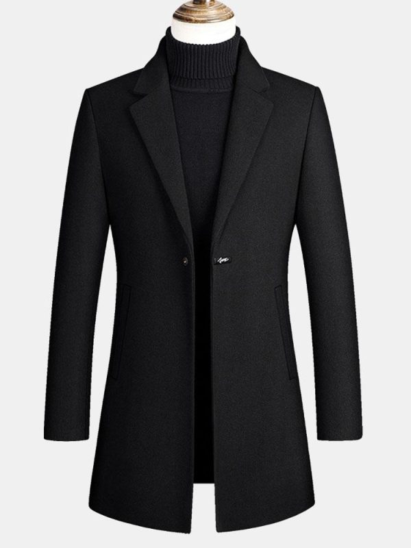 2521ecb83ff88a6952a6527d13c00993392cd7f9a3d5daf4b07afce9b4ebf80c.jpg Single Breasted Notch Lapel Woolen Overcoat