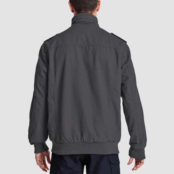 2612a6d1a263425cd885a0d915e80001e4ced831d035d5166f30fba1bd942f81.jpg Men's Casual Jacket Lightweight Tactical Cargo Jackets Stand Collar Combat Jacket