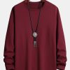 Basic Long Sleeve Cotton T-Shirt