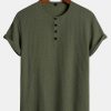 27f925519ee4fa4722a846b1c8d07a7cf6f26b443af7b27d37b5fbff2f930c65.jpg Muscle Fit Ribbed Henley Shirt
