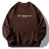 San Francisco Print Crew Neck Relaxed Sweatshirt