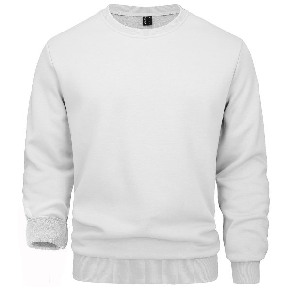 29edcd487c27c8f4001b5316d98bd8b58763244b87ac79c7a07ad32d2b893cf4.jpg Men's Crewneck Sweatshirt Long Sleeve Casual Warm Fleece Pullover Hoodie
