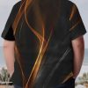 Men's Big Size Vacation Casual Hawaiian Short Sleeve Shirt 013