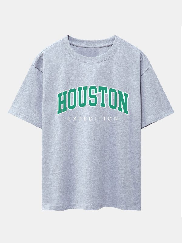 2af36715bed4bb066354bf5ba7b90ed12c18ddabb650f6243074818da97ed31c.jpg Houston Print Drop Shoulder Oversize T-Shirt