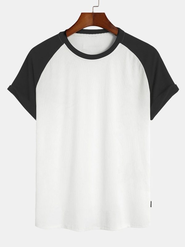 2d9512e30f1ef287d0f0f5bb5448d43fe6074081395484c56a696ba91e736c2c.jpg Muscle Fit Paneled Textured T-Shirt