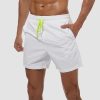 Men's Quick Dry Swimming Trunks with Mesh Lining Beach Shorts Boardshorts Multi Pockets