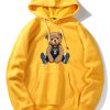 London Bear Print Hoodie