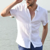317ab9b957b90d2d92916771350e171a5024c9a7909e82b78775888d39d524bf.png Summer Men's Solid Color Short Sleeve Casual