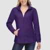 32707bd12c0dd8ff7ea4aee38e95499d45ec9f42ff765e3d982ca9b789901430.jpg Women's Fleece Jacket Soft Full Zip Warm Long Sleeve with 2 Zipper Pockets Winter Jackets
