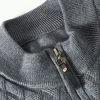 388495d8370441176068ba0299bc8e3c6b21b1ddcbde67454ba33c3500672f23.jpg Diamond Mock Neck Quarter Zip Sweater