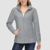3921472b769bc0695403a3f95d6652851ce7a25647f29fd5a26ae7bdfb20d711.jpg Women's Fleece Jacket Soft Full Zip Warm Long Sleeve with 2 Zipper Pockets Winter Jackets