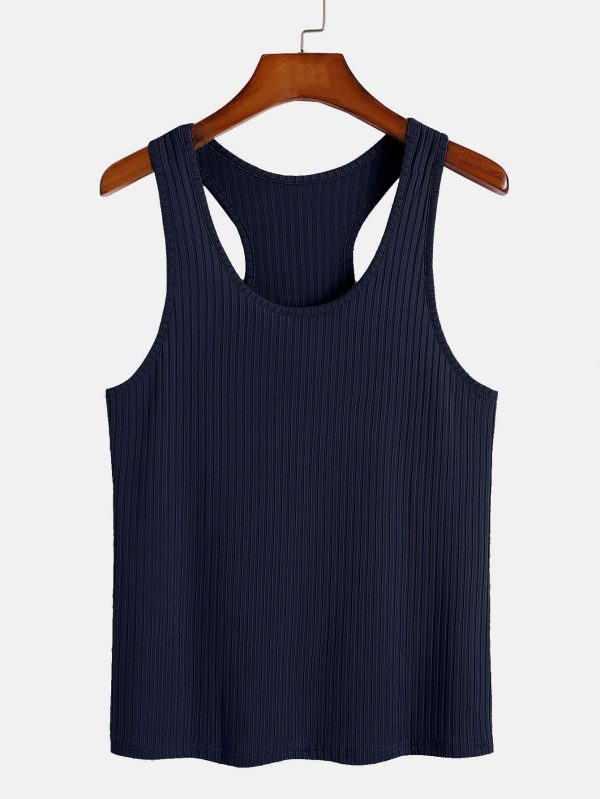 397f098c948b52ece696b2ad1f67b64a3229d5a204aa63eaea66b796d6c21836.jpg Basic Slim Ribbed Racer Back Tank