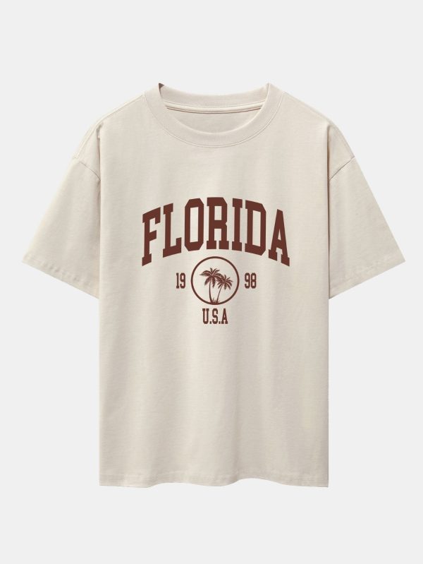 39f2f278e1367efafbc3459914b6fb8e7cd5dd255ea398717f83586417164e75.jpg Florida Palm Tree Print Heavy Weight Oversize T-Shirt