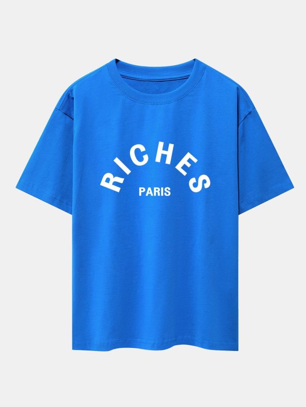 3a01dcc3e8942026041606c153cecfa3ecf0acc1c438ac6bf90480318aee888f.jpg Riches Paris Print Oversize T-Shirt