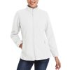 3a9cab45a096e9ff63913acfdca68aa2441229944082acce6aee575b6f0b945d.jpg Women's Fleece Jacket Soft Full Zip Warm Long Sleeve with 2 Zipper Pockets Winter Jackets