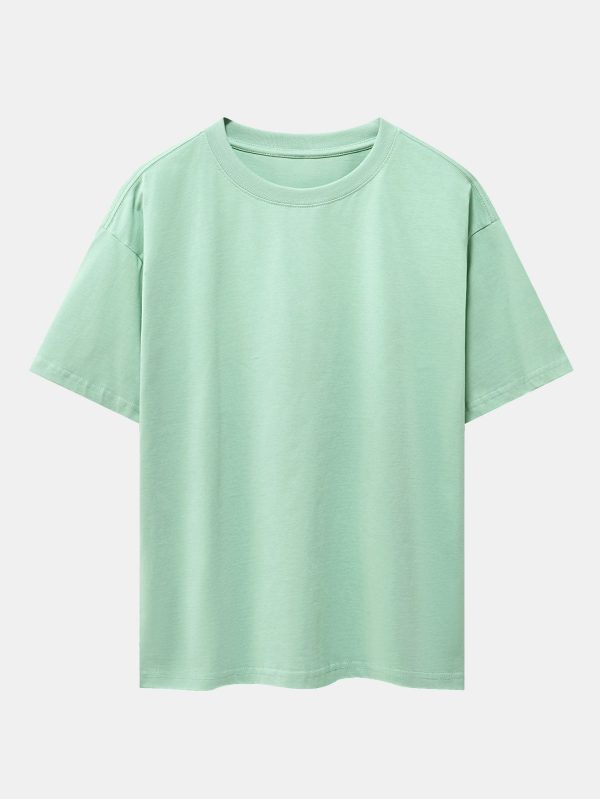 3fc9bd6efe42f49db0839b12c2a8a70abf4584436a390cb9f5b8d2c2fdaf09f1.jpg Slogan Back Print Oversize T-Shirt