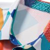 420501ae9baf902c90cfd76db000026df1b9c58213f52a7839ea057ce75b4cdd.jpg Color Block Geometric Print Shirt & Swim Shorts