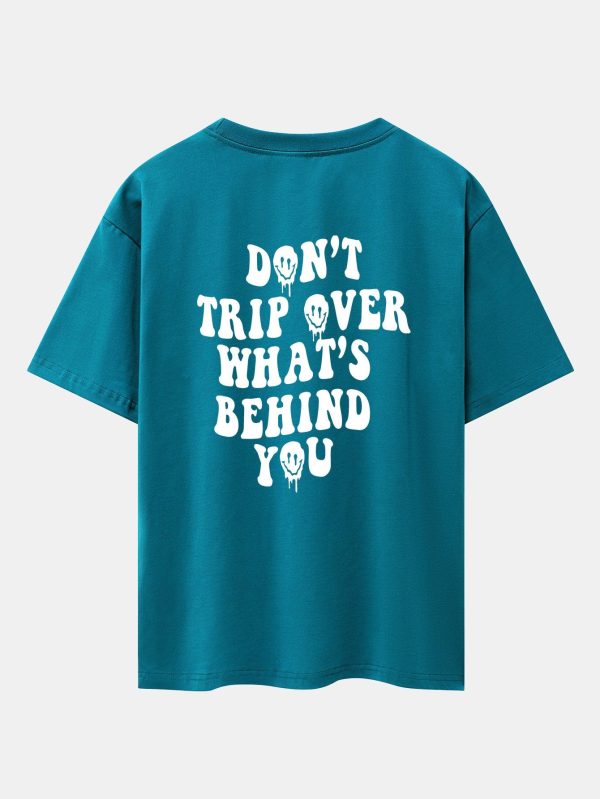 471bef2e838468b32660a7c8ba56d0762ca1d86f381333abdbc985d02480cd23.jpg Slogan Back Print Oversize T-Shirt