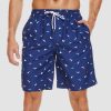 Men's Beach Shorts Swimming Trunks Mesh Lining Shorts with 2 Pockets Quick Dry
