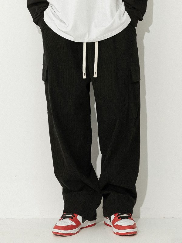 4b880874f585b68017eb7a20d5b442958887383b96f0eb5785a1c85f0a038132.jpg Loose Fit Corduroy Cargo Pants