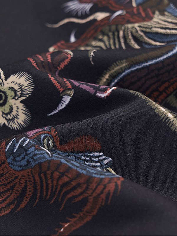 4d2732388eeeb74d33c73609c827c2d68998f85838d3eb88c9e99bf6e0ad63b1.jpg Dragon Floral Print Button Up Shirt & Dragon Print Swim Shorts