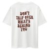 4e86334ede8764379b728690ccf54b61a170553647816bc2b1fda1e2418fe037.jpg Slogan Back Print Oversize T-Shirt