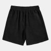 Los Angeles Letter Print Drop Shoulder Oversize T-Shirt & Corduroy Shorts