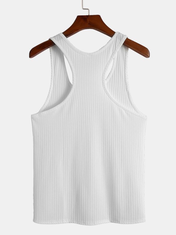 53f3c12148b579267738421571bfeafadfc5f8b09290ffdf48353020570a2e06.jpg Basic Slim Ribbed Racer Back Tank
