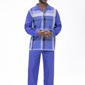 56039e056e5a50769dd35b72c516f1012d4a760c577326d83c12baad6f3896f2.jpg Suitmens Purple Long Sleeve Trouser Line Two-Piece Walking Suit