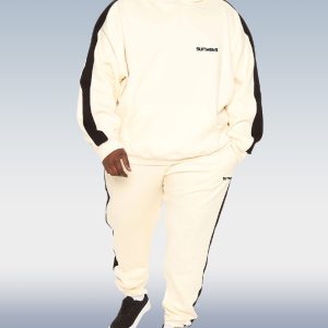 56199610d3a6d43ee7d3ea2453ee459ee9ee17c4b77aa572a3a19d4de76de47a.jpg SUITMENS Men's Beige Hoodie Set
