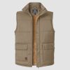 Men's Outerwear Vests Sleeveless Winter Stand Collar Padded Vest Warm Fleece Lined