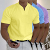 Gentleman business pocket short-sleeved fitness T-shirt
