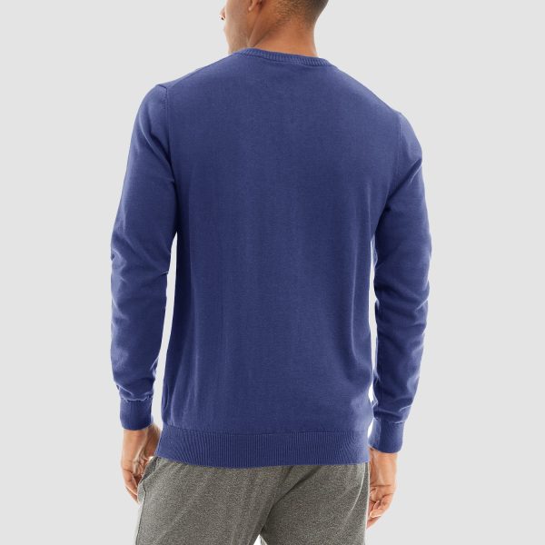 6325744f7fa8092b66aa955c6c83d982c6a23839328e65b1ae54af8d088348a7.jpg Men's Pullover Sweaters V-Neck Long Sleeve Cotton Sweatshirt