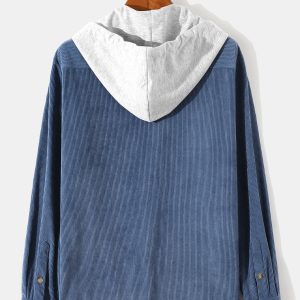 638bc13b86c48e174316a84bb1ca89dc2939d5470269b5b7449ec58299bdfdda.jpg Long Sleeve Hooded Corduroy Overshirt
