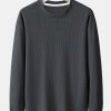 68d69522725c69ac2402d99151f6d2882a72fff77237710e8e4db09c140d418a.jpg Long Sleeve Relax Fit Knit Ribbed T-Shirt