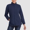 69bfaf2fe2417640785db588f2fd69b4ce2bfaed3e789e411cc1511717c0d069.jpg Women's Fleece Jacket Soft Full Zip Warm Long Sleeve with 2 Zipper Pockets Winter Jackets
