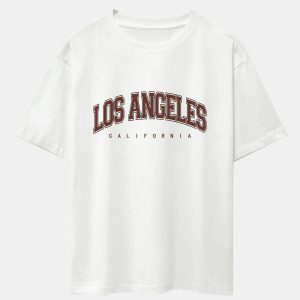6bab6121ceeeae5234bf459ea4765de9d81b87d86234e0919db992eb005843b9.jpg Los Angeles Print Heavy Weight Oversize T-Shirt