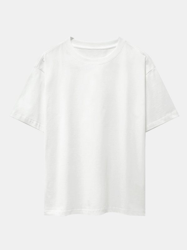 6ffe455fecb653269f5642baa7e1a910be2eac4e749da6a5b188806a04a7af54.jpg Slogan Back Print Oversize T-Shirt