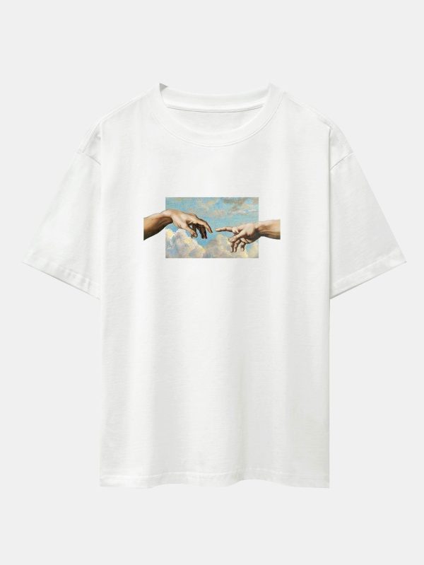 700f0e4e82dc452bf4ddda044491eac6172663f5ec875781c70a862fe69f8072.jpg Create Adam Print Heavy Weight Oversize T-Shirt