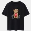740f97db4b472ee1c9dd6edb2b86ea2a19ad4558fc85ca5abac6efc836132bde.jpg New York Bear Print Drop Shoulder Oversize T-Shirt