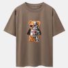 74c2227ee6758afbc445c801a4245935d4f63a363559f8b1e7b1cb723b29e7fa.jpg Robot Bear Print Heavy Weight Oversize T-Shirt