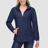 794e8baa15f63528be7fc989d6edc2bdc49455af81b9adcf62acab482098c2d3.jpg Women's Fleece Jacket Soft Full Zip Warm Long Sleeve with 2 Zipper Pockets Winter Jackets