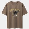 7b7025d470d32136ff6ccb1fdab3cd20dc623bd7d2d16d92269ebcd9f6da76b2.jpg New York Eagle Print Heavy Weight Oversize T-Shirt